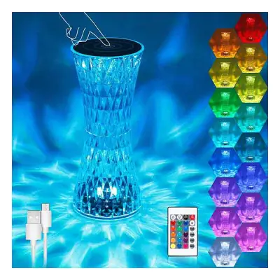 Crystal Table Lamp RGB 16 Colors & 4 Modes Diamond Lamp
